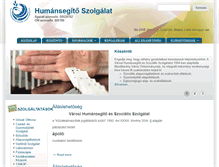 Tablet Screenshot of human.mezobereny.hu